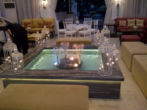 Air mancur kolam kecil