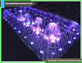 Air mancur murah mini dengan warna warni lampu