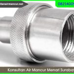 Jual nozzle air mancur murah stainless steel single shooting