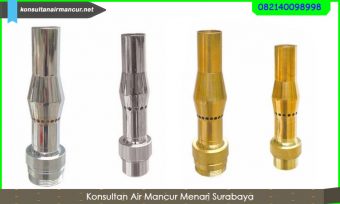 Nozzle stainless dan kuningan frothy nozzle air mancur